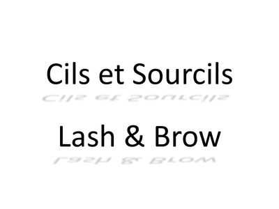 Cils et Sourcils
