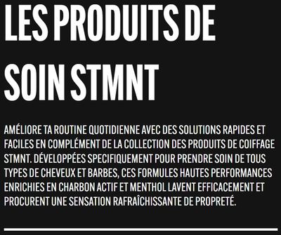 Soins - STMNT Care