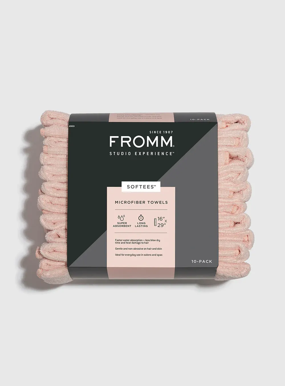 Fromm - Softees Serviettes Microfibre Rose (10/pqt) #45033
