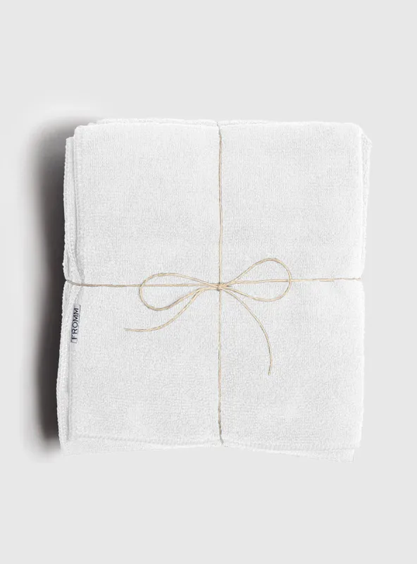 Fromm - Softees Serviettes Microfibre Blanche (10/pqt) #45048