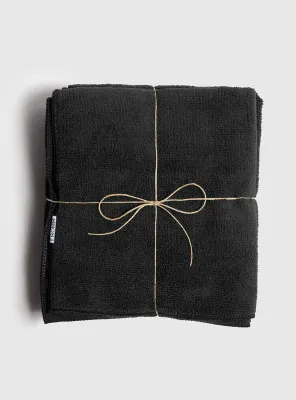 Fromm - Softees Serviettes Microfibre Noire (10/pqt) #45006