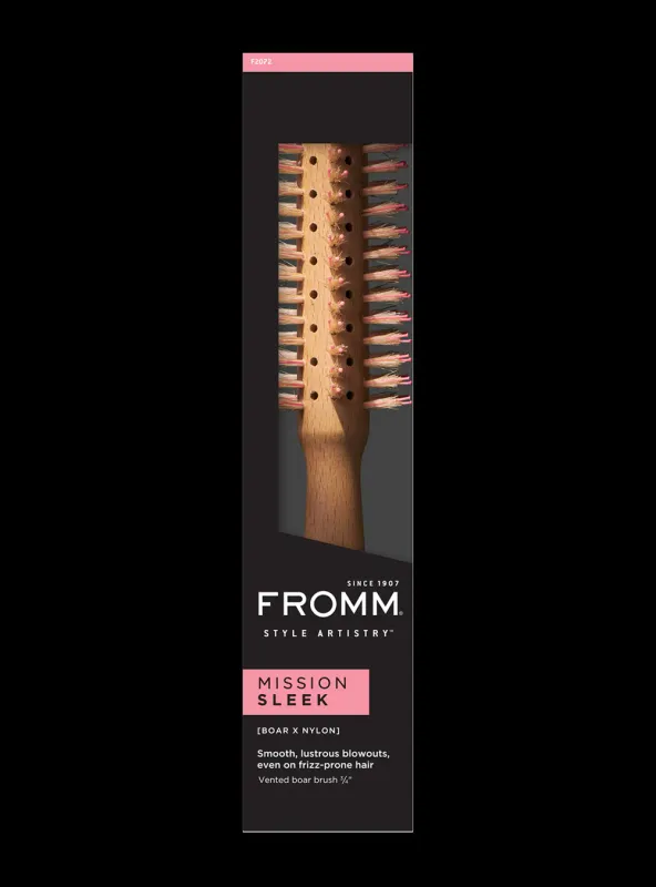 Fromm - Brosse Ronde en Bois Mission Sleek Petite #F2072