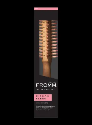Fromm - Brosse Ronde en Bois Mission Sleek Petite #F2072