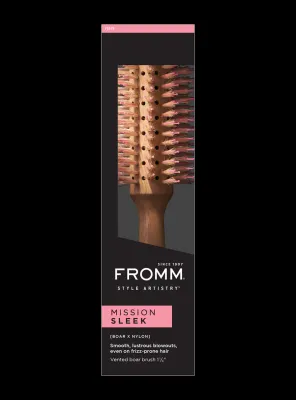 Fromm - Brosse Ronde en Bois Mission Sleek Medium #F2073