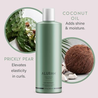 Aluram - Clean Beauty - Shampoing pour Boucles (355ml)