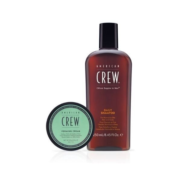 American Crew - Duo Shampoing Quotidien 250ml + Crème Modelante 85g