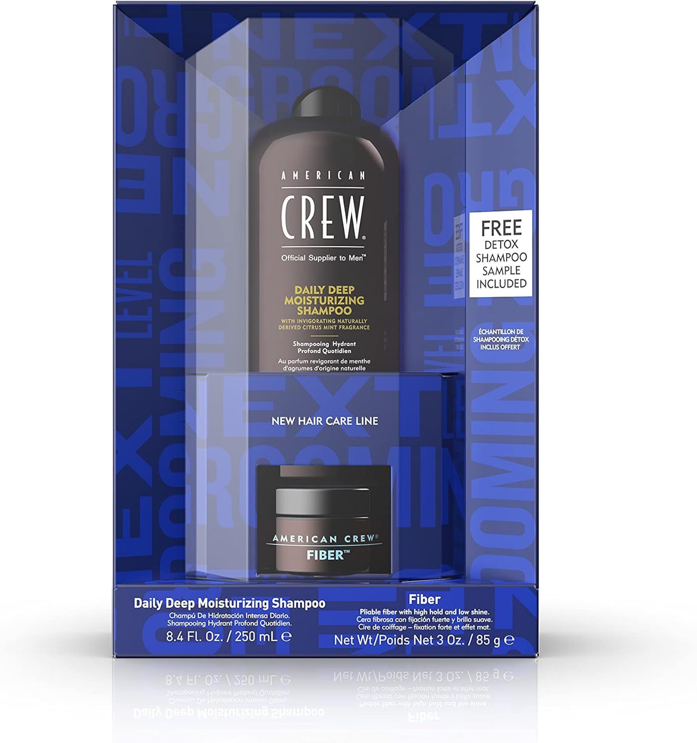 American Crew - Duo Shampoing Hydratant Quotidien (250ml) + Fibre 85g American Crew - Duo Shampoing Hydratant Quotidien (250ml) + Fibre 85g