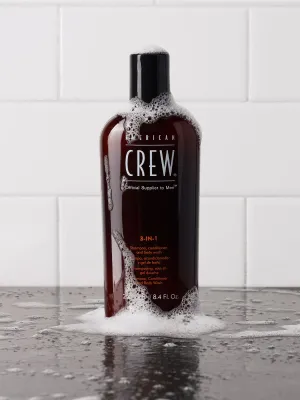 American Crew - Shampoing 3-EN-1 (1L)