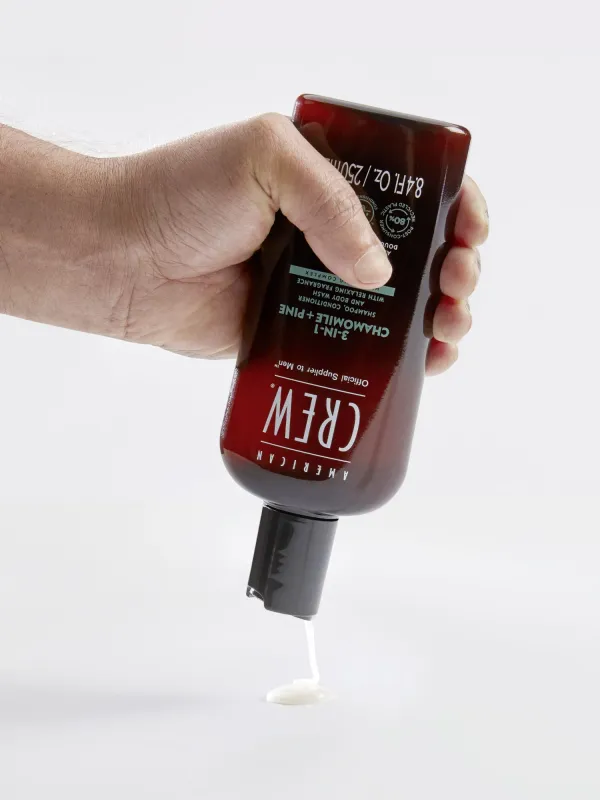 American Crew - Shampoing 3-EN-1 Camomille et Pin (1L)