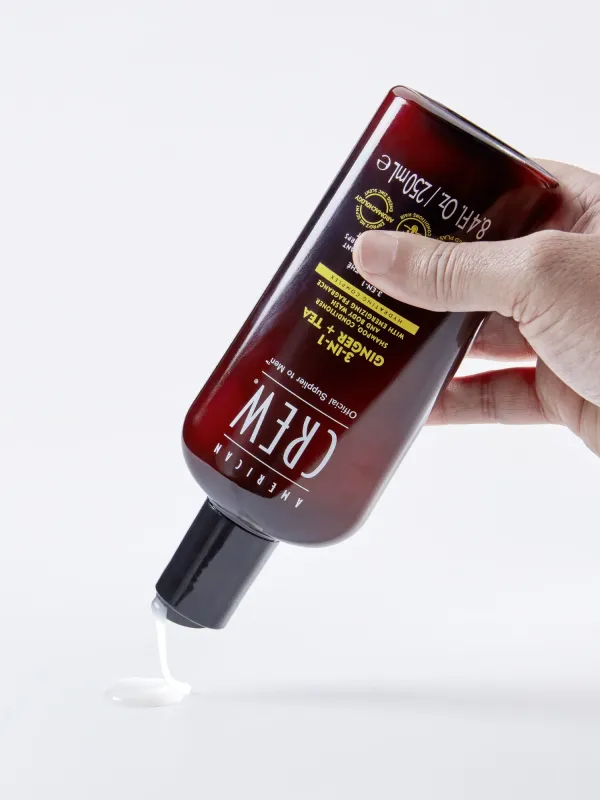 American Crew - Shampoing 3-EN-1 Gingembre et Thé (1L)