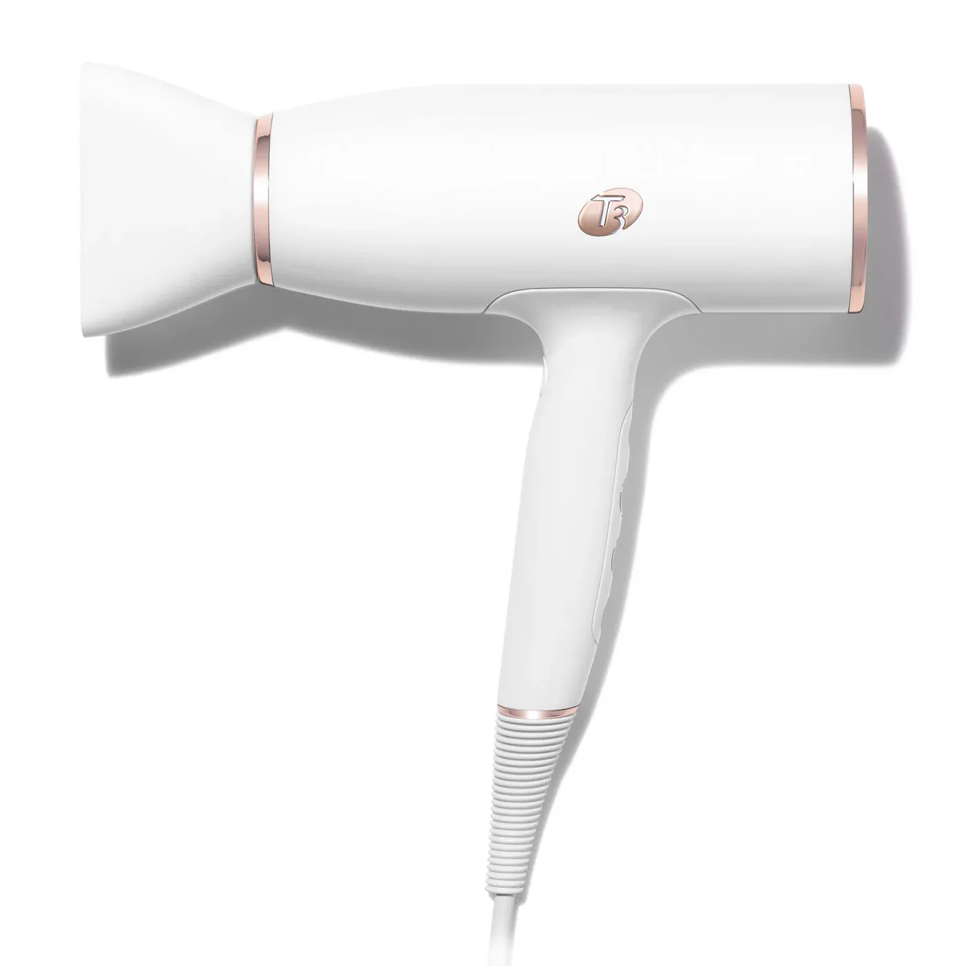T3 Micro - Séchoir AireLuxe (Blanc &amp; Rose Gold) avec brosses