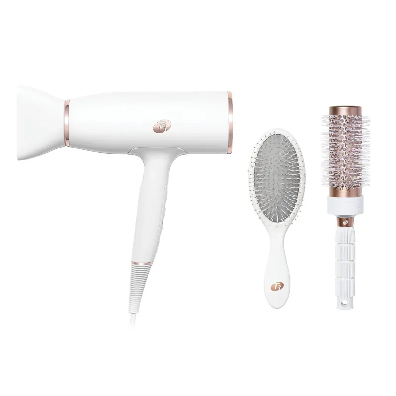 T3 Micro - Séchoir AireLuxe (Blanc) avec brosses