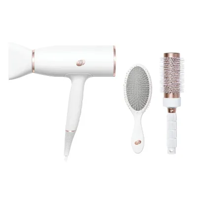 T3 Micro - Séchoir AireLuxe (Blanc) avec brosses