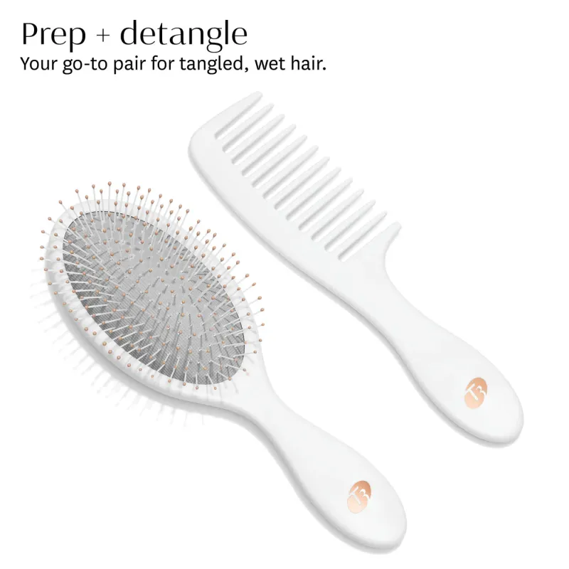T3 Micro - Duo Démêlant Brosse et Peigne