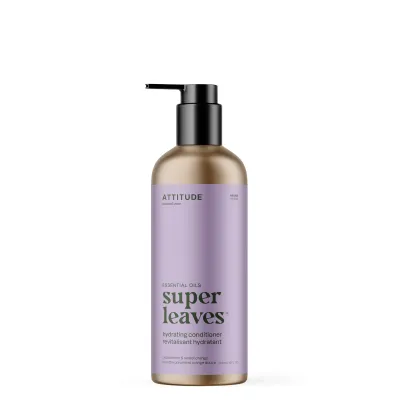 Attitude - Super Leaves Essentiel - Revitalisant - Hydratant - Menthe Poivrée et Orange Douce (473ml)