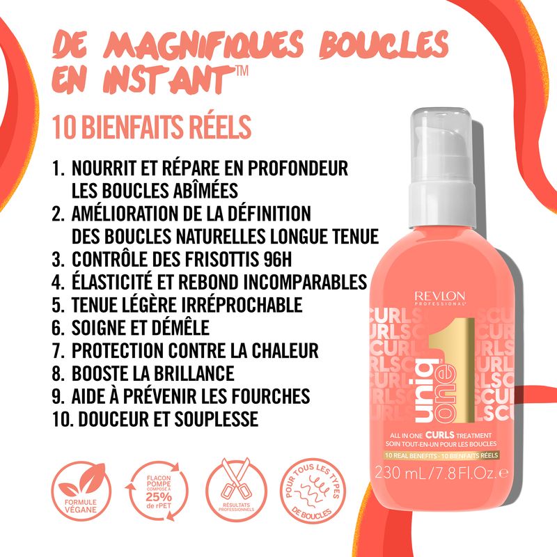 Revlon Pro - Uniq One - Traitement Cheveux Bouclés (230ml)