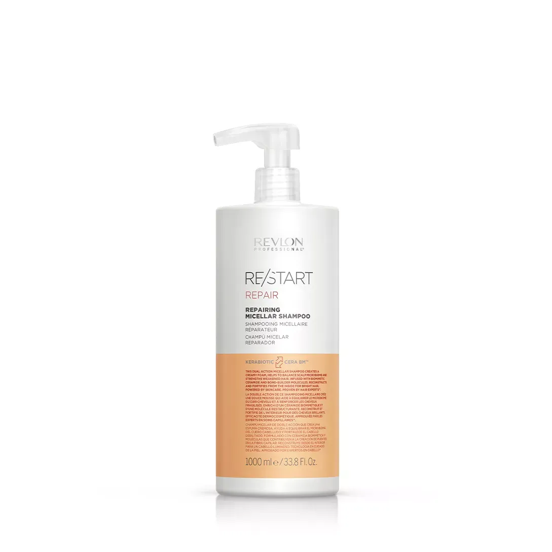 Revlon Pro - Re/Start Repair - Shampoing Micellaire Réparateur (1L)