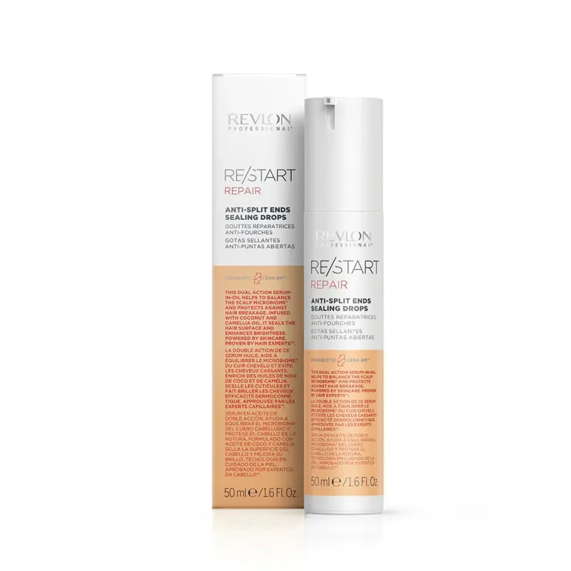 Revlon Pro - Re/Start Repair - Gouttes Réparatrices Anti-Fourches (50ml)