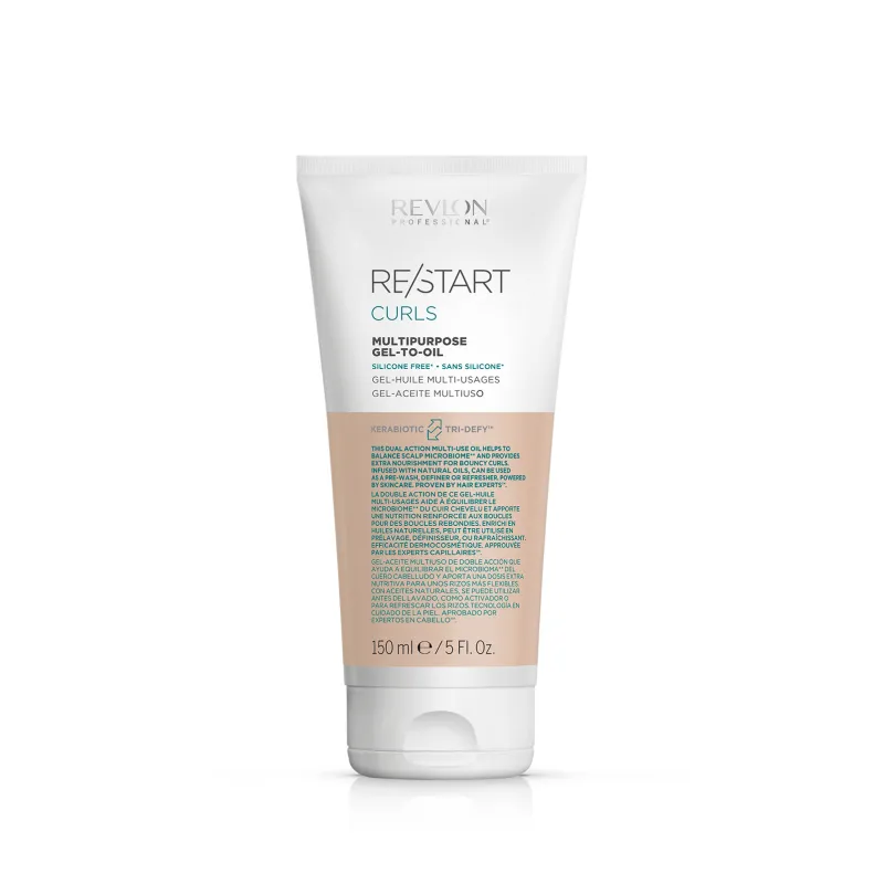 Revlon Pro - Re/Start Curls - Gel-Huile Multi-Usages (150ml) Revlon Pro - Re/Start Curls - Gel-Huile Multi-Usages (150ml)