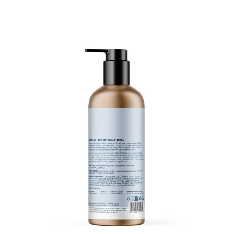 Attitude - Oatmeal Natural - Revitalisant - Volume - Sans Odeur (473ml)