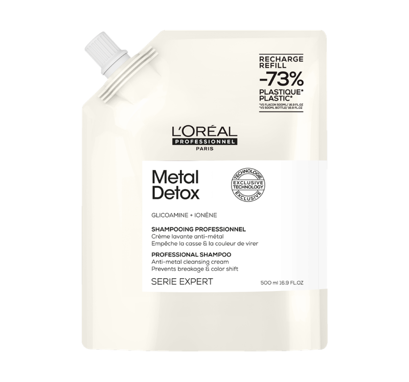 L'Oréal Pro - Série Expert - Recharge Metal Detox Shampoing 500ml L'Oréal Pro - Série Expert - Recharge Metal Detox Shampoing 500ml