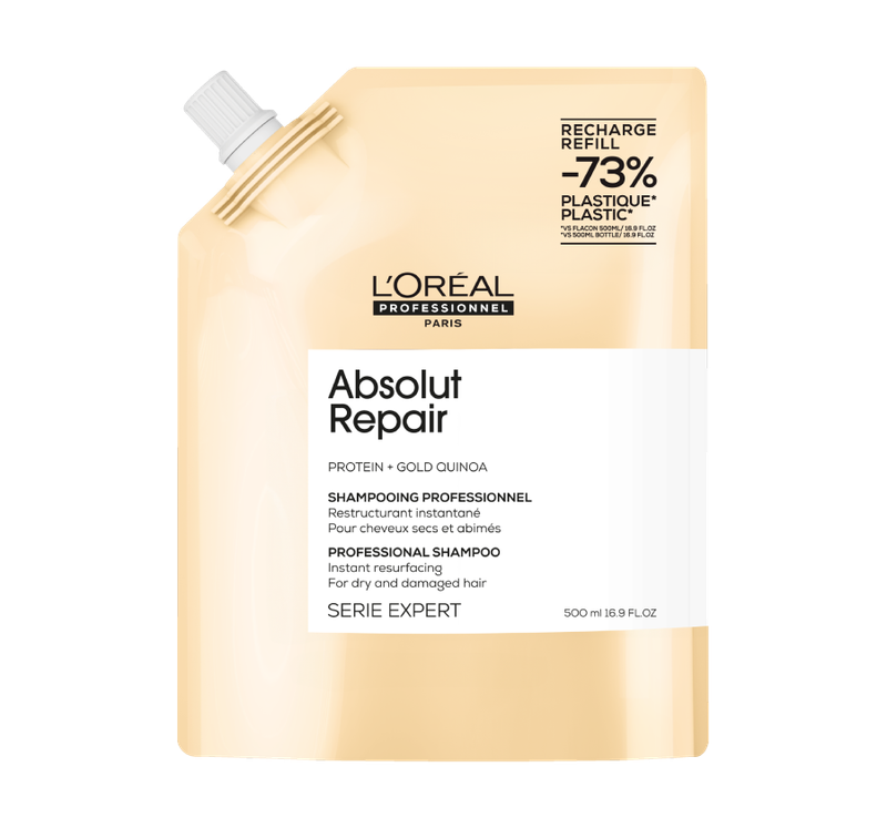 L'Oréal Pro - Série Expert - Recharge Absolut Repair Shampoing 500ml L'Oréal Pro - Série Expert - Recharge Absolut Repair Shampoing 500ml