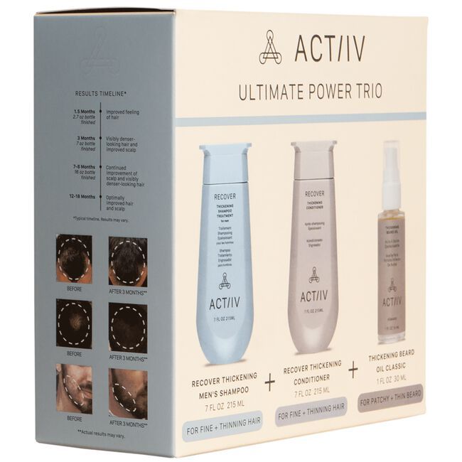 Actiiv Recover TRIO pour Homme (2x215ml + Huile 30ml) Actiiv Recover TRIO pour Homme (2x215ml + Huile 30ml)
