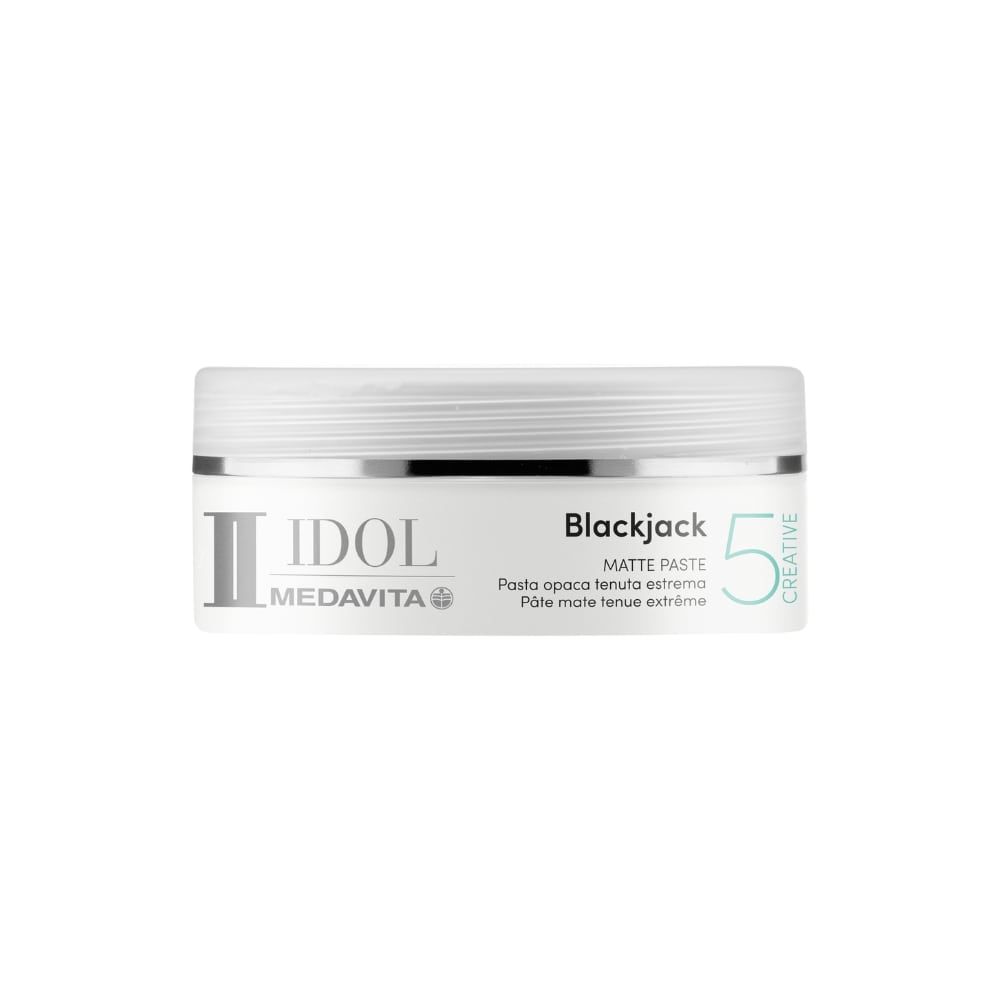 Medavita - Idol - BLACKJACK Pâte Matte Tenue Extrême (Tenue 5) 100ml