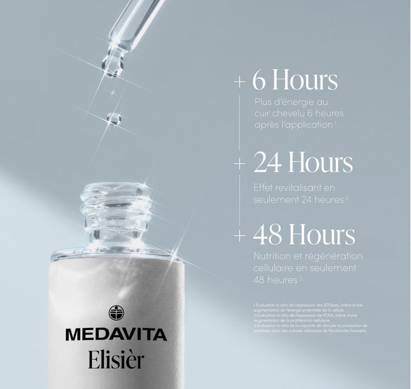 Medavita - Elisièr Sérum Fortifiant Regénérant pour Cheveux pH 6.2 (50ml)