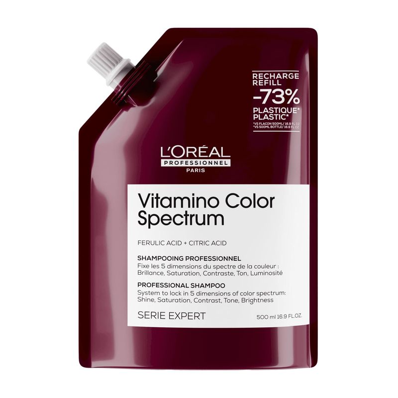 L'Oréal Pro - Série Expert - Vitamino Color Spectrum Recharge Shampoing 500ml L'Oréal Pro - Série Expert - Vitamino Color Spectrum Recharge Shampoing 500ml