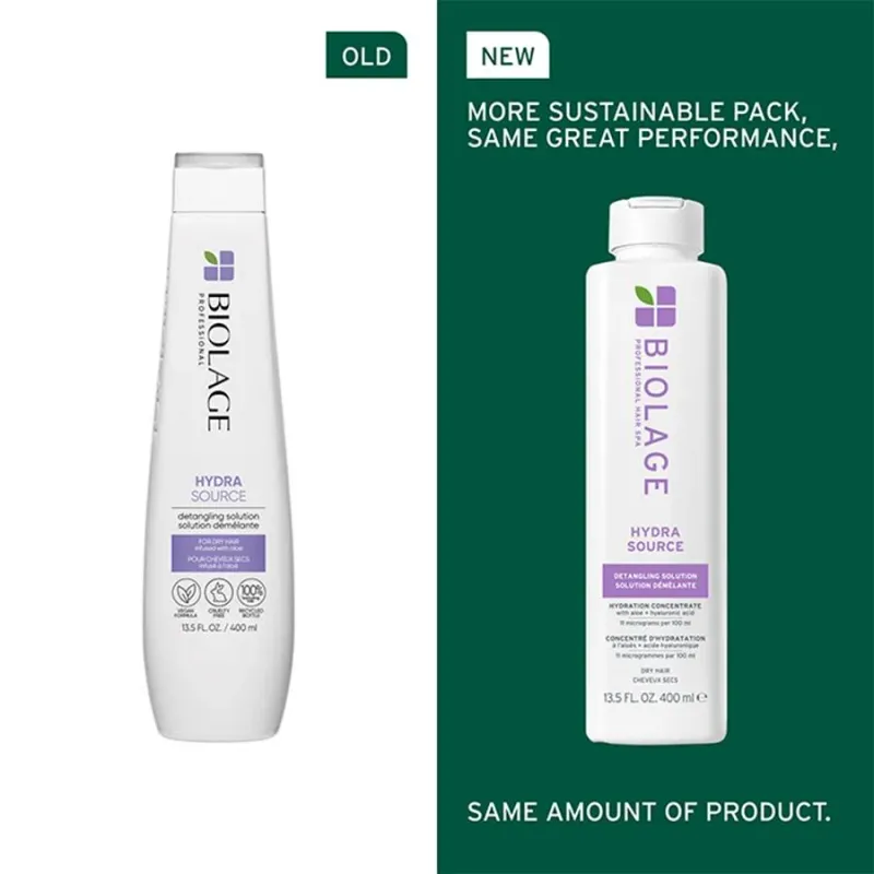 Biolage - Hydra Source - Solution Démêlante Cheveux Secs (400ml)