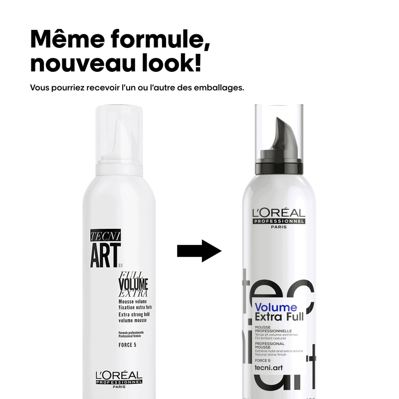 L'Oréal Pro - Tecni.Art Volume Extra Full - Mousse Pro Fini Brillant Naturel F5 (250ml)