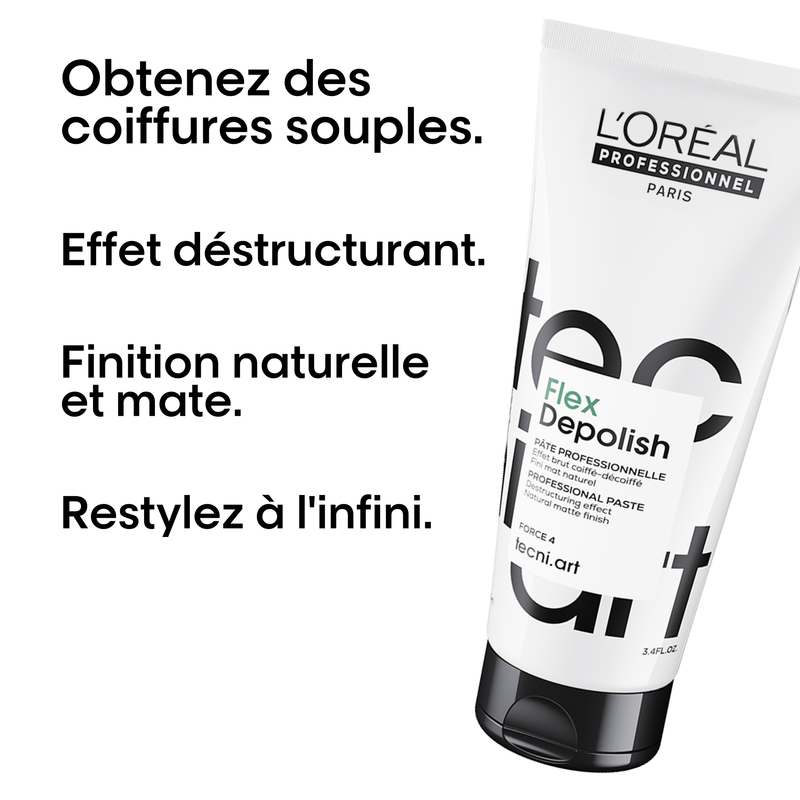 L'Oréal Pro - Tecni.Art Flex Depolish - Pâte Pro Fini mat Naturel (100ml)