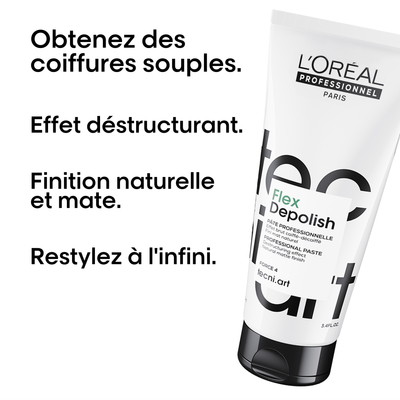 L'Oréal Pro - Tecni.Art Flex Depolish - Pâte Pro Fini mat Naturel (100ml)