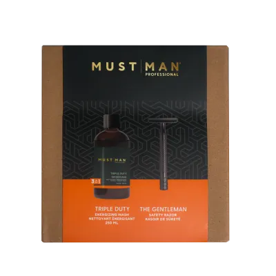 Must Man Pro - Duo Grooming (Triple Duty 250ml + The Gentleman) Must Man Pro - Duo Grooming (Triple Duty 250ml + The Gentleman)
