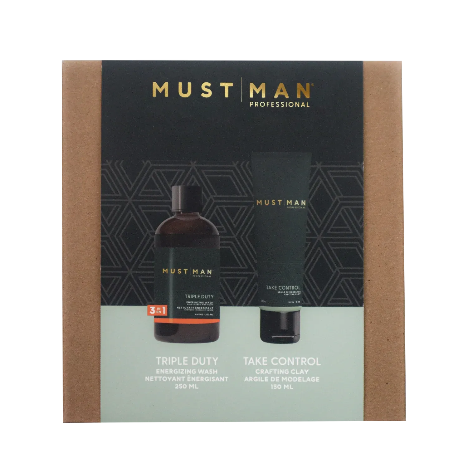 Must Man Pro - Duo Take Control (Triple Duty 250ml + Take Control 150ml) Must Man Pro - Duo Take Control (Triple Duty 250ml + Take Control 150ml)