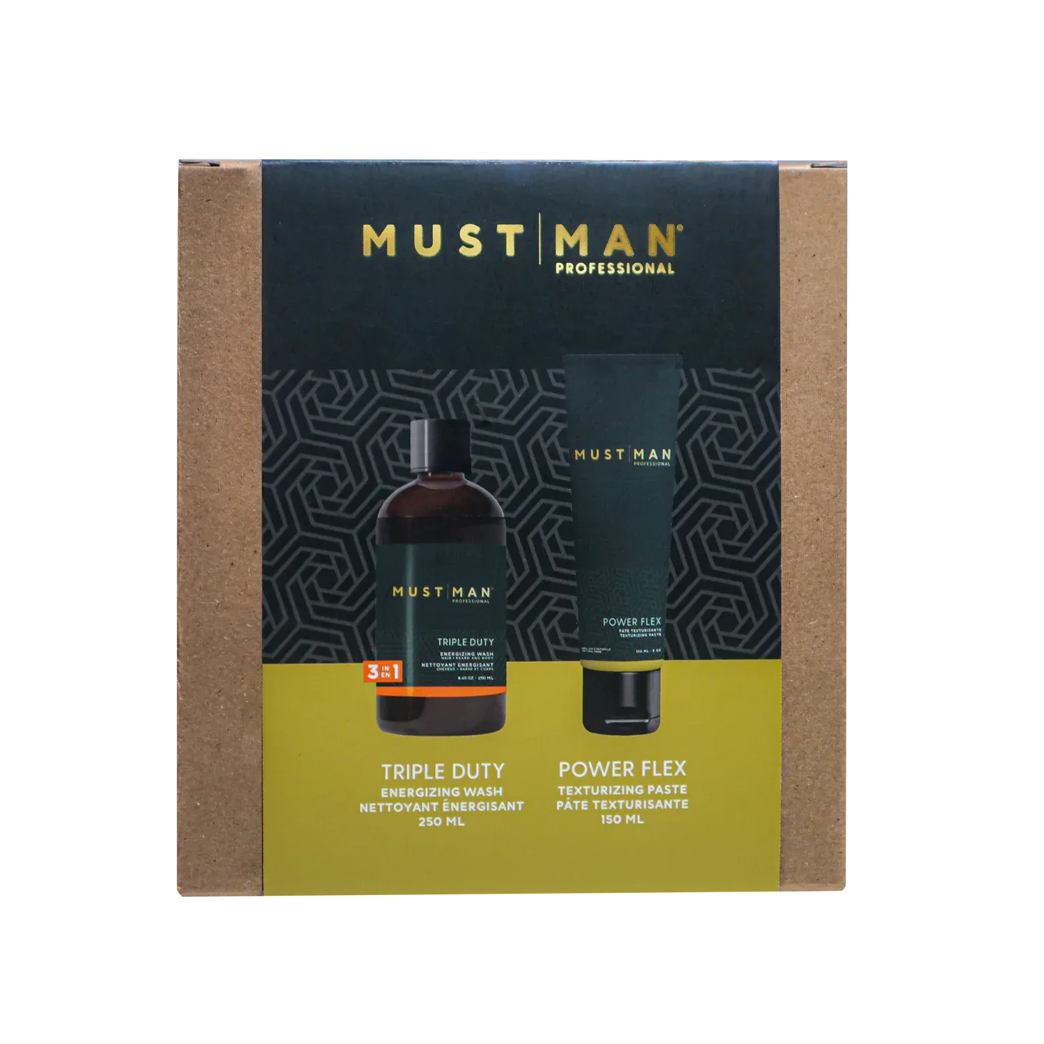 Must Man Pro - Duo Power Flex (Triple Duty 250ml + Power Flex 150ml)