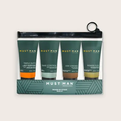 Must Man Pro - Wash &amp; Style - Trousse de Voyage (4 produits de 50ml)