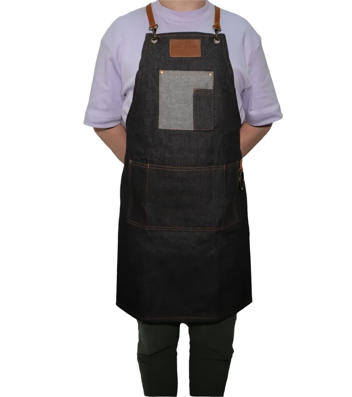 Must Man Pro - Barber Apron - Tablier de Barbien en Denin Must Man Pro - Barber Apron - Tablier de Barbien en Denin