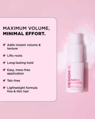 DesignMe Puff.Me - Poudre Volumisante Légère (9g)