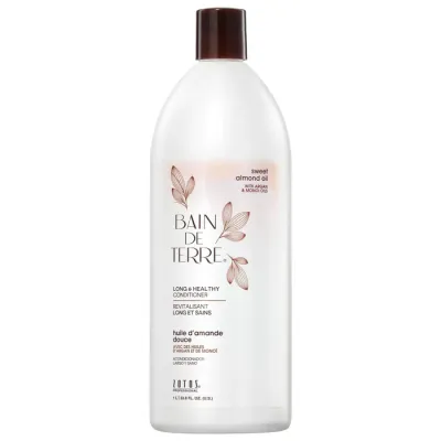 Bain de Terre - Revitalisant - Huile d&#39;amande douce - Cheveux Longs et Sains (1L)