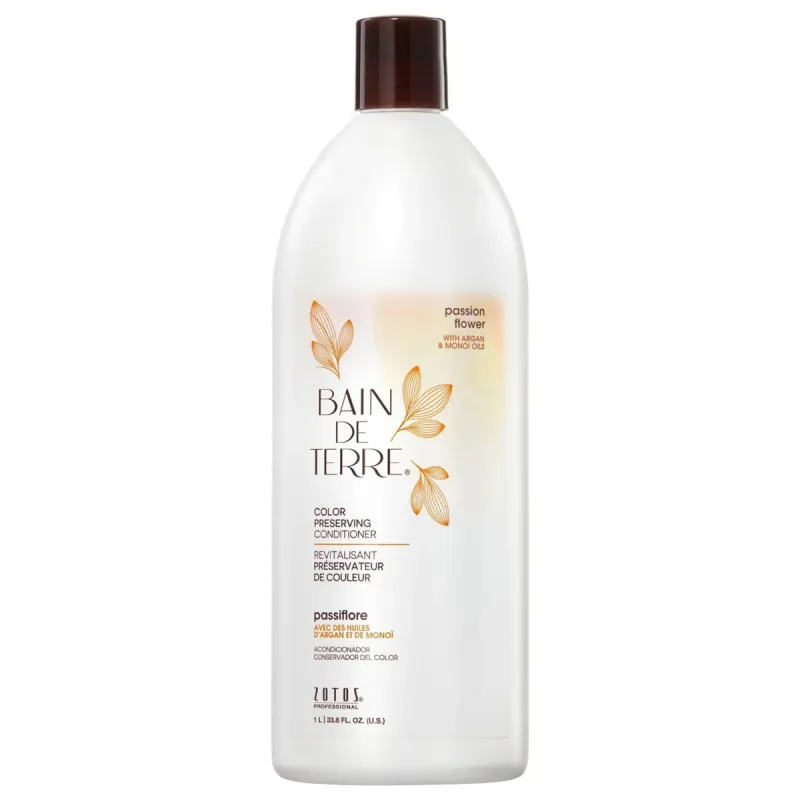 Bain de Terre - Revitalisant - Passiflore - Préservateur de Couleur (1L) Bain de Terre - Revitalisant - Passiflore - Préservateur de Couleur (1L)