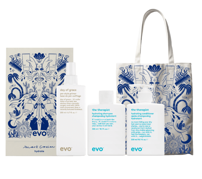 Evo Coffret Hydratation Good Givin&#39; (3 produits, 300+300+200ml) + Sac Evo Tote