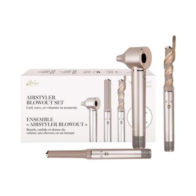 Aria Beauty - Airstyler Blowout Set 3en1 (Or Brossé)