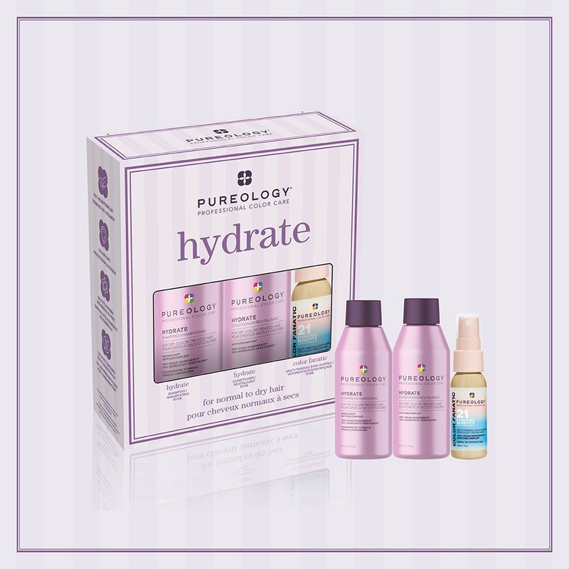 Pureology Coffret de Fêtes 2025 Trio Hydrate Format Mini Pureology Coffret de Fêtes 2025 Trio Hydrate Format Mini