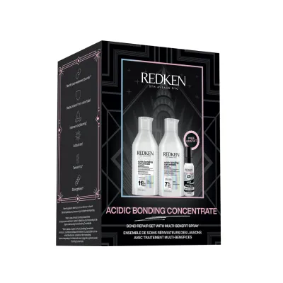 Redken - Coffret Trio des Fêtes - Acidic Bonding Concentrate (300+300+30 ml)    Redken - Coffret Trio des Fêtes - Acidic Bonding Concentrate (300+300+30 ml)