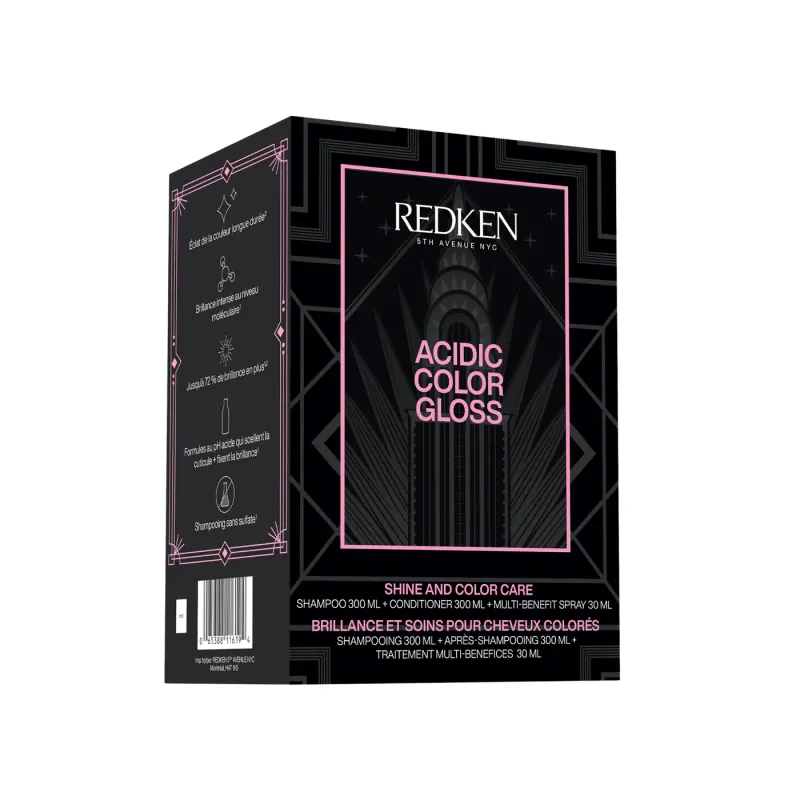 Redken - Coffret Trio des Fêtes - Acidic Color Gloss (300+300+30 ml)