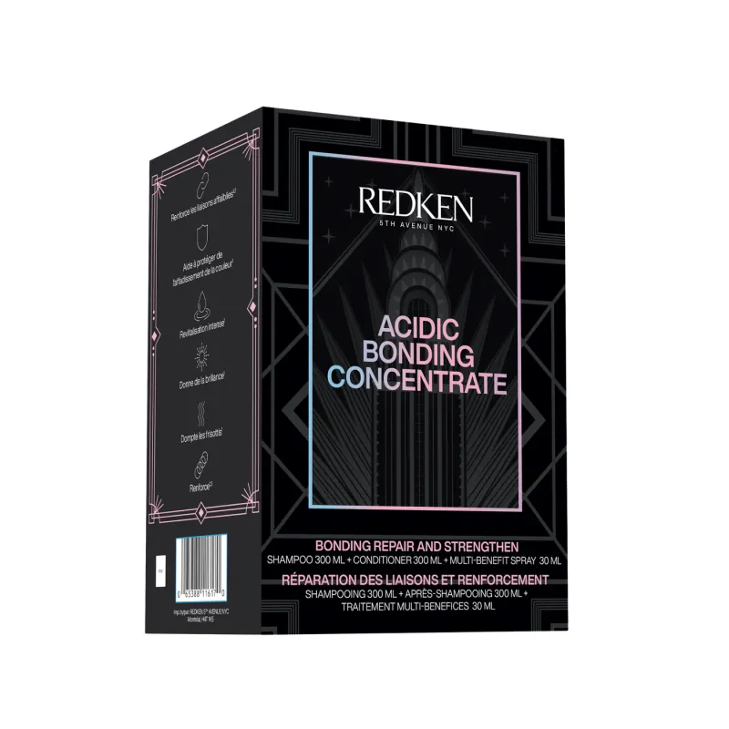 Redken - Coffret Trio des Fêtes - Acidic Bonding Concentrate (300+300+30 ml)   