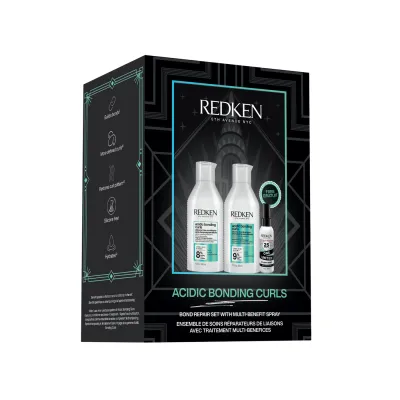 Redken - Coffret Trio des Fêtes - Acidic Bonding Curls (300+300+30 ml)    Redken - Coffret Trio des Fêtes - Acidic Bonding Curls (300+300+30 ml)