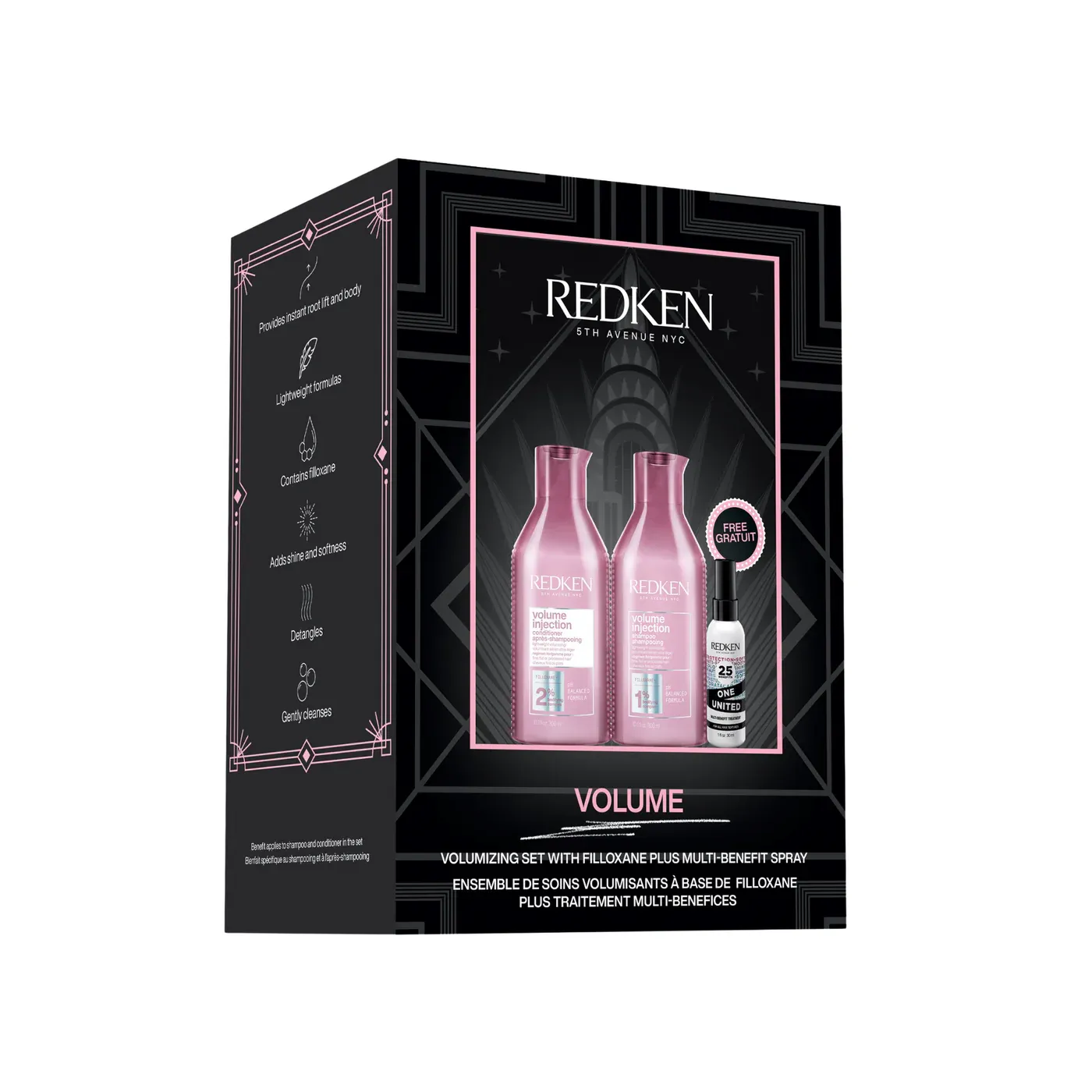 Redken - Coffret Trio des Fêtes - Volume Injection (300+300+30 ml) Redken - Coffret Trio des Fêtes - Volume Injection (300+300+30 ml)